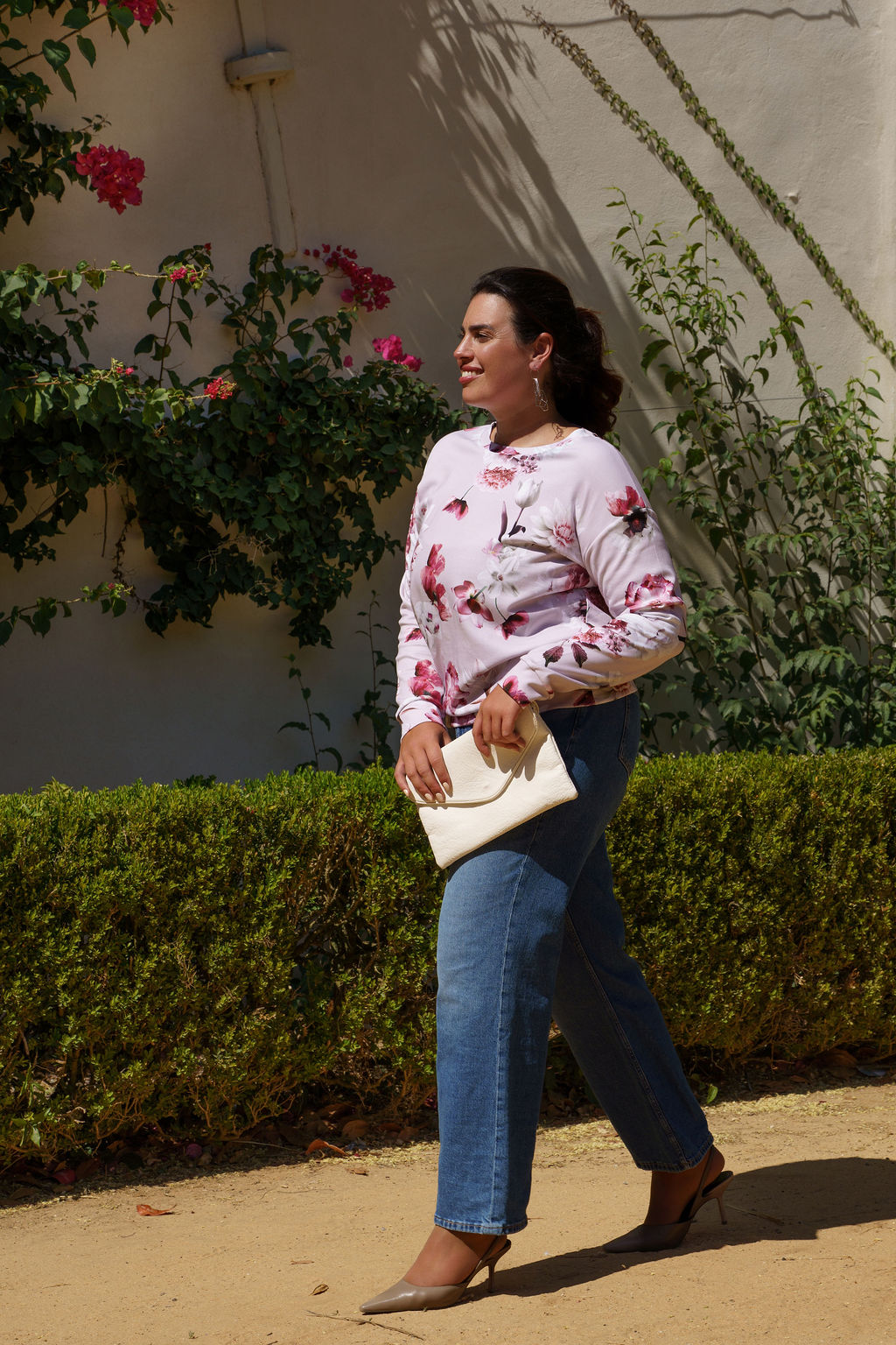 Casual Chic Shirt, Pink Poppies