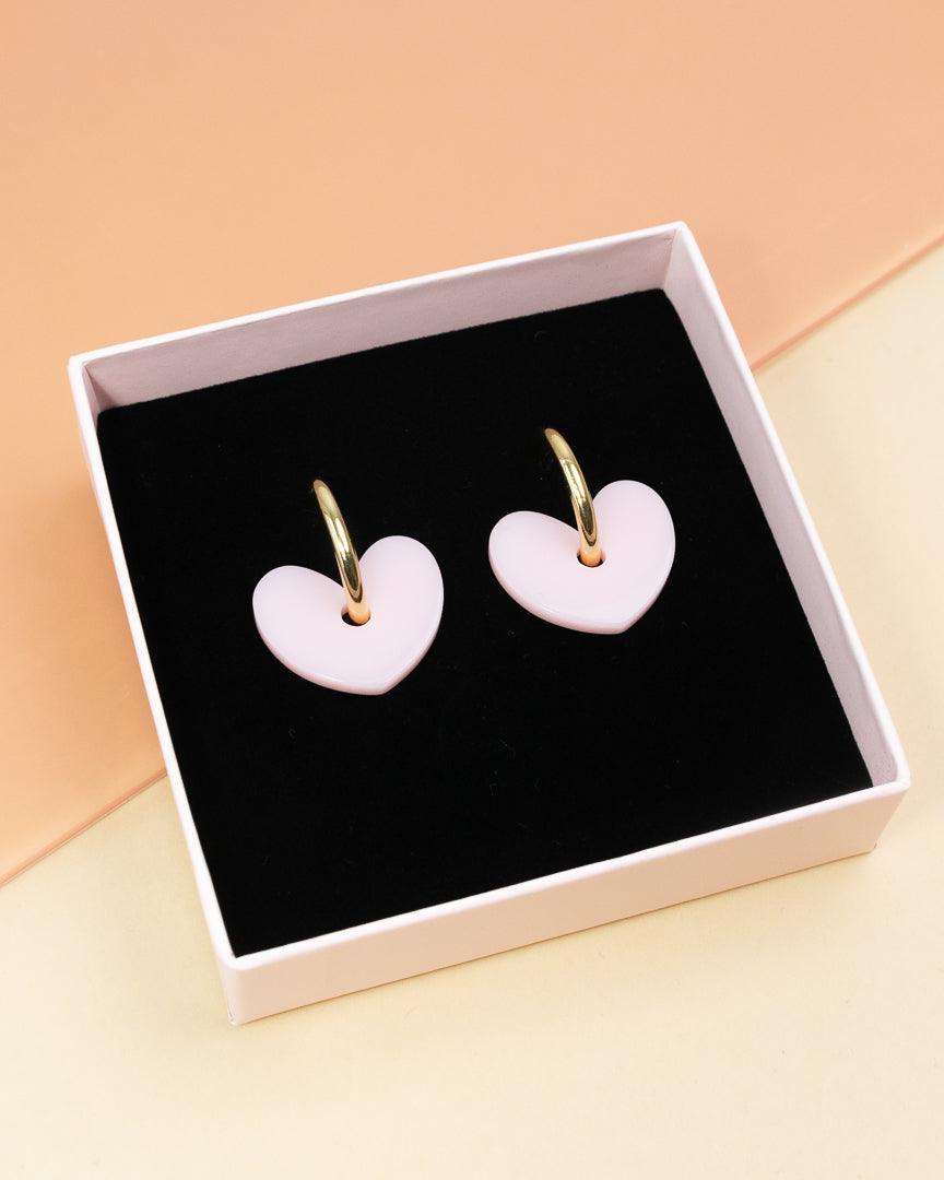 Nala earrings, Cotton candy/Silver