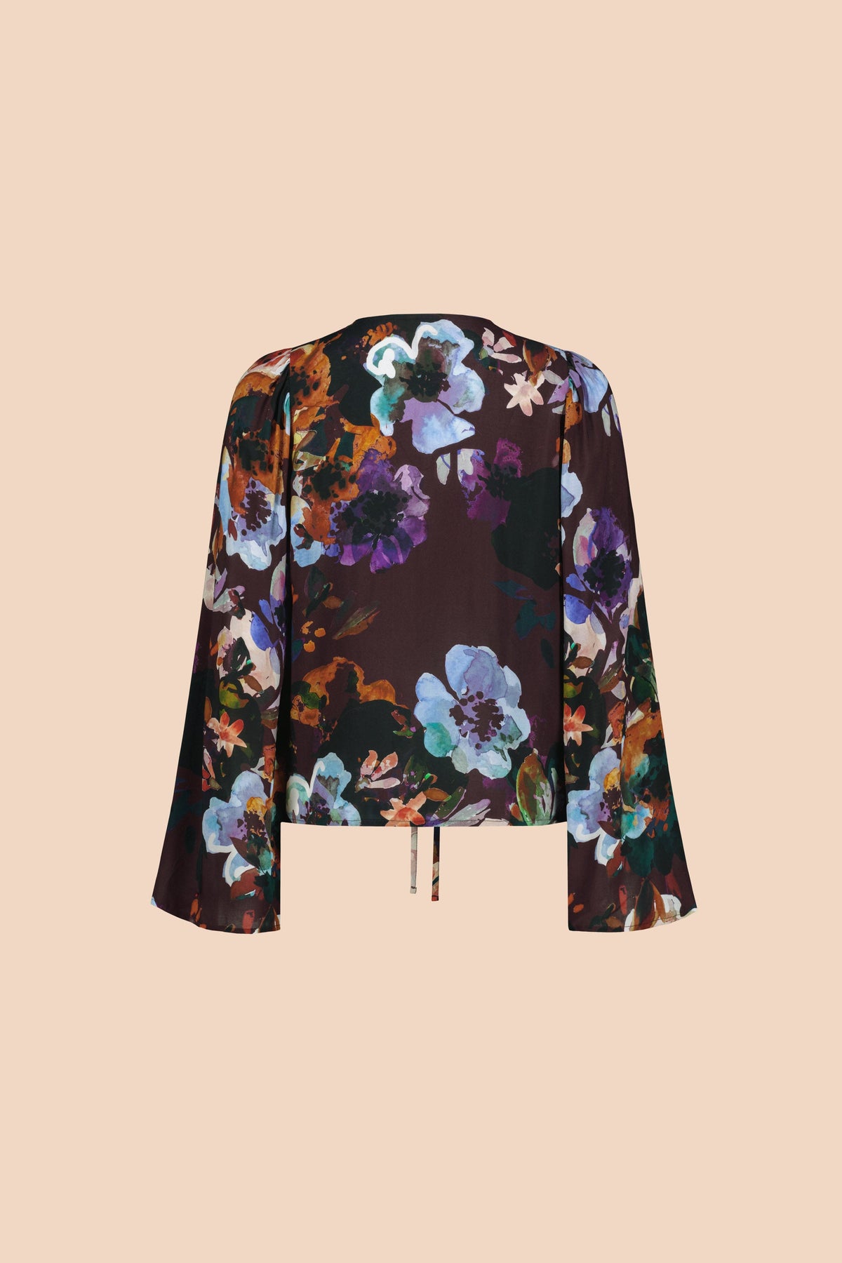Flow Blouse, Maroon Anemone