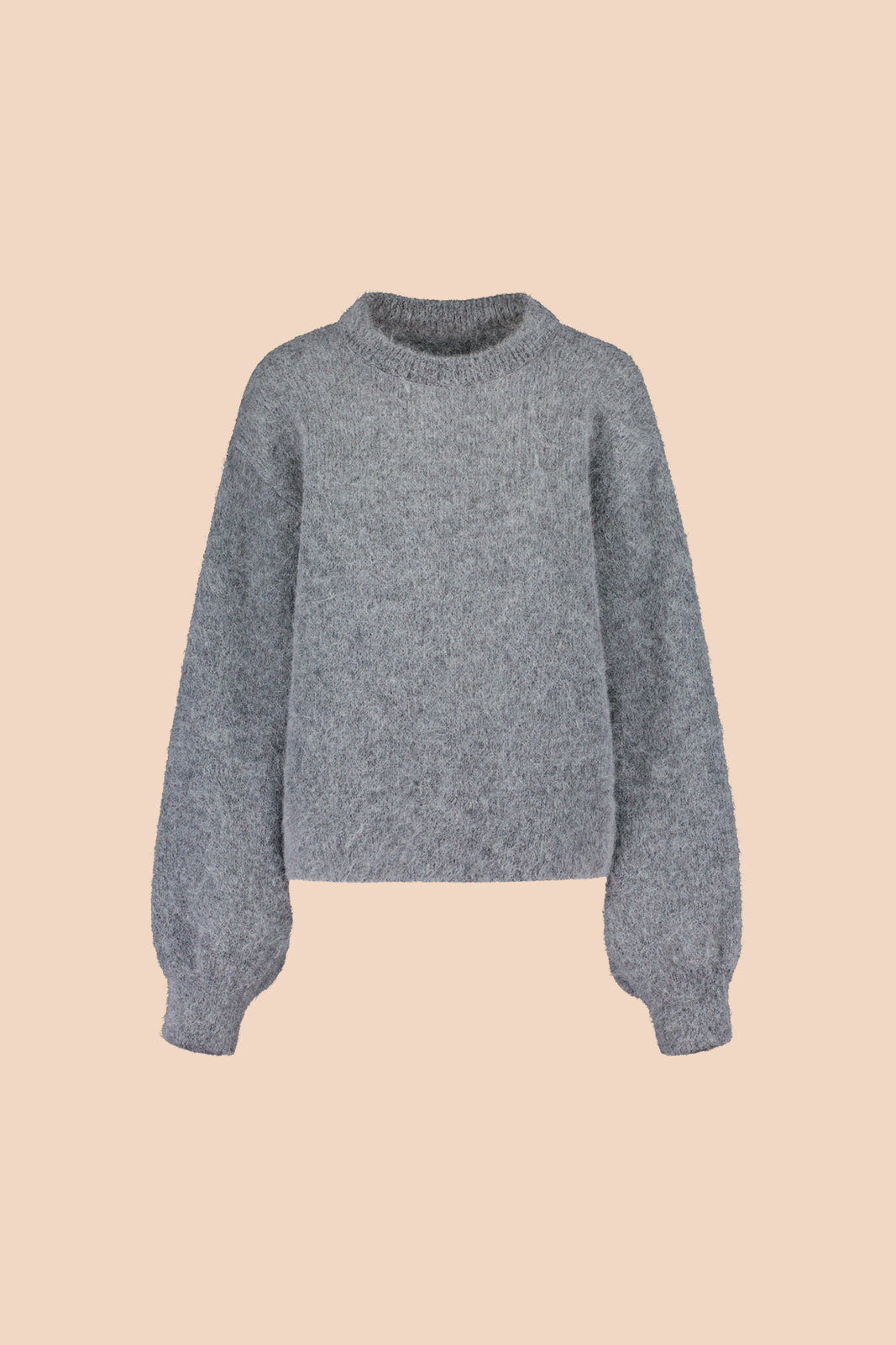 Alpaca Mohair Jumper, Tumma harmaa