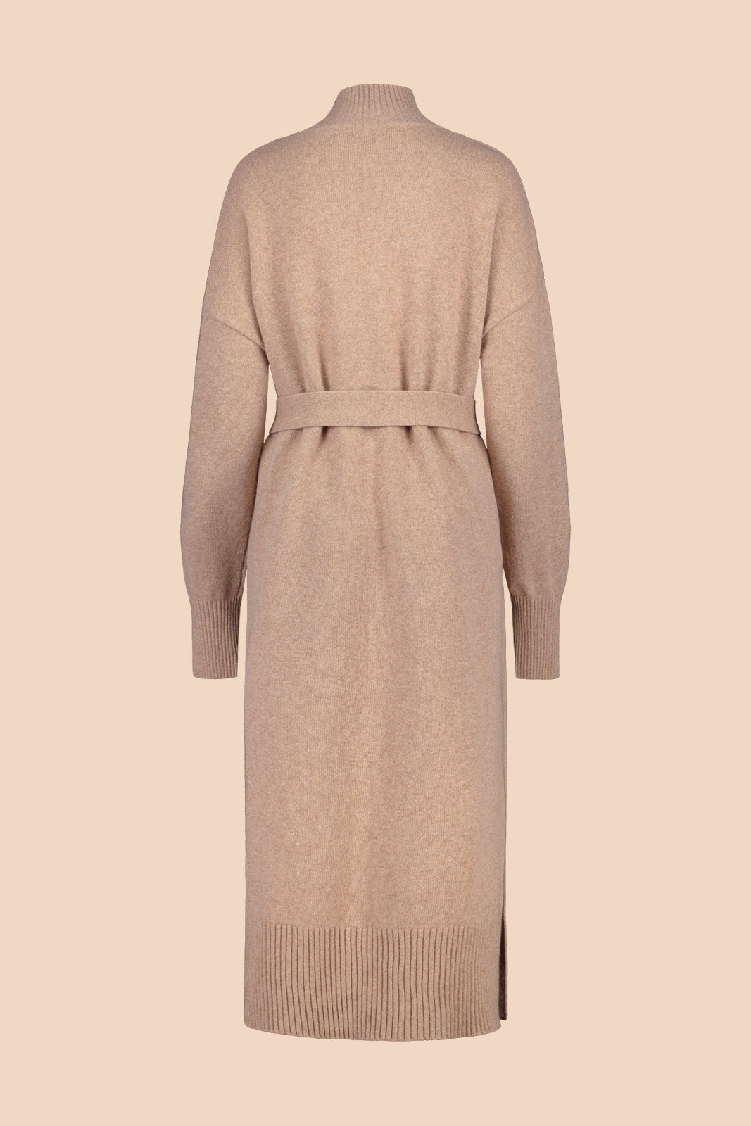 Wool Midi Mekko, Taupe