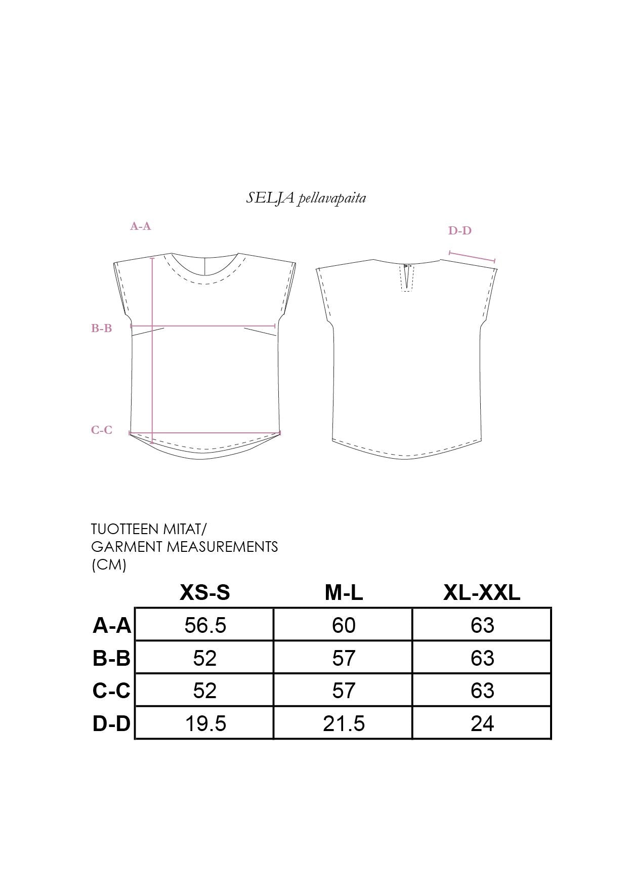 Selja linen-free, water green