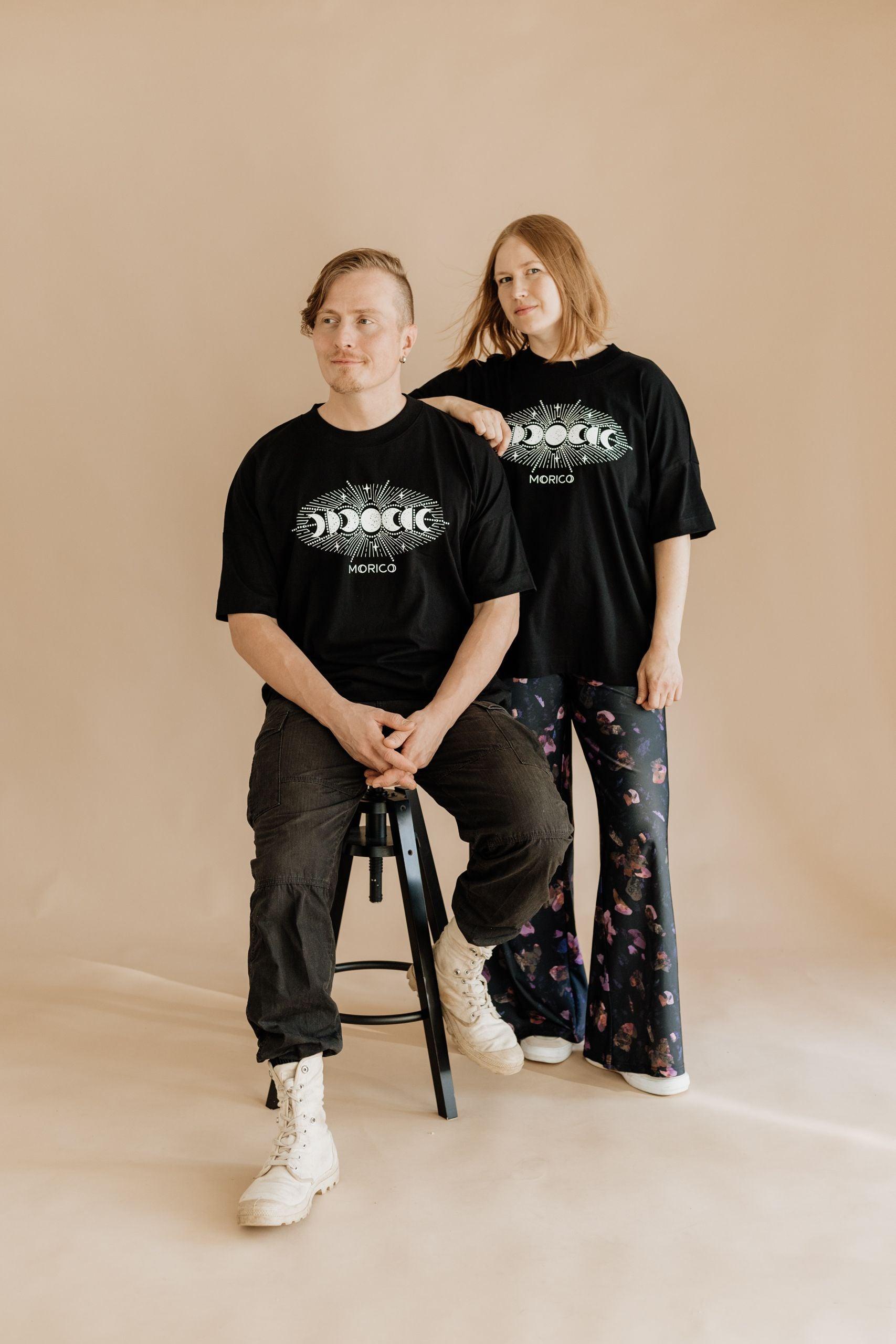 Phases T-shirt, Black