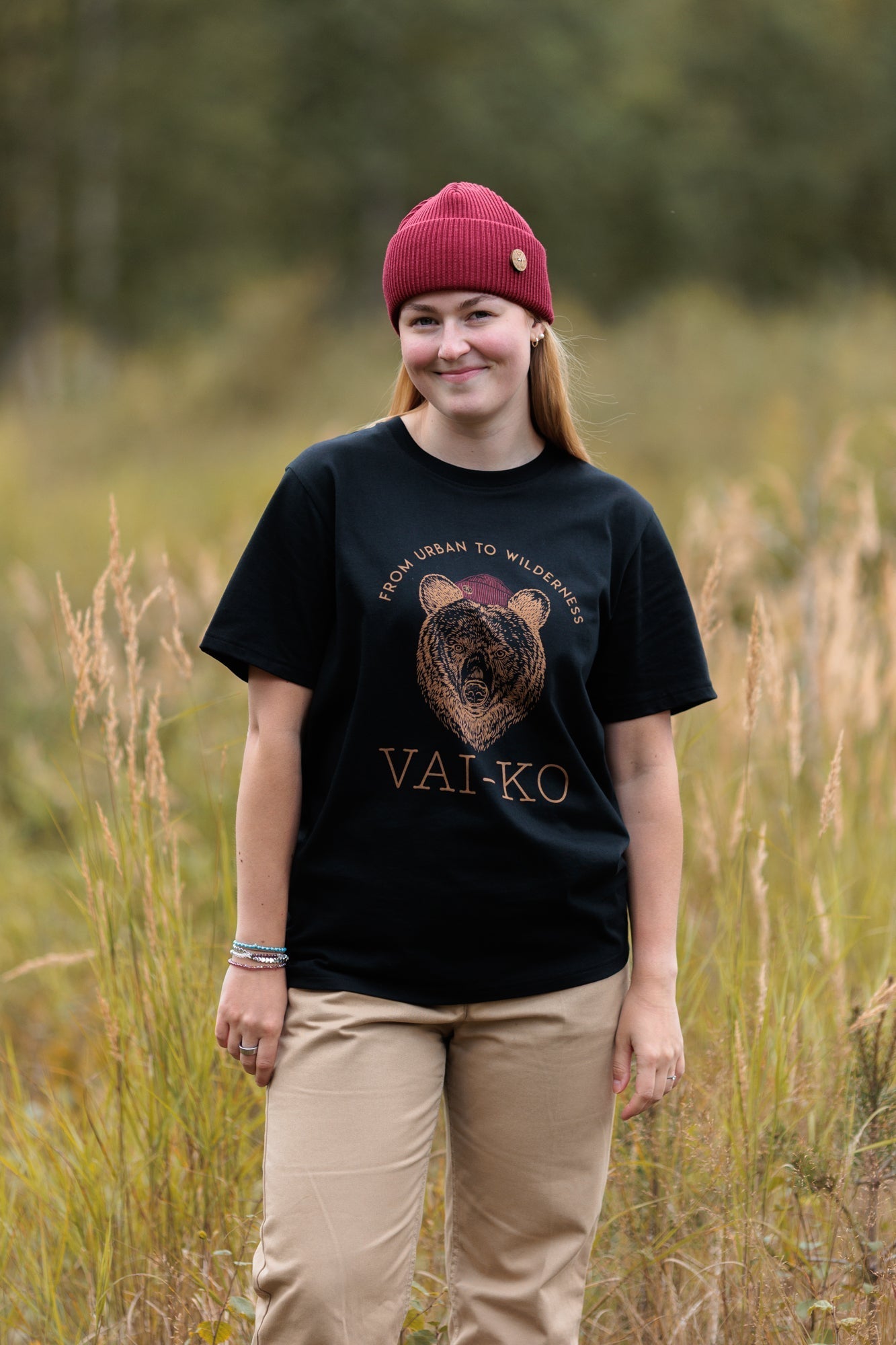 Party Bear T-paita, Musta