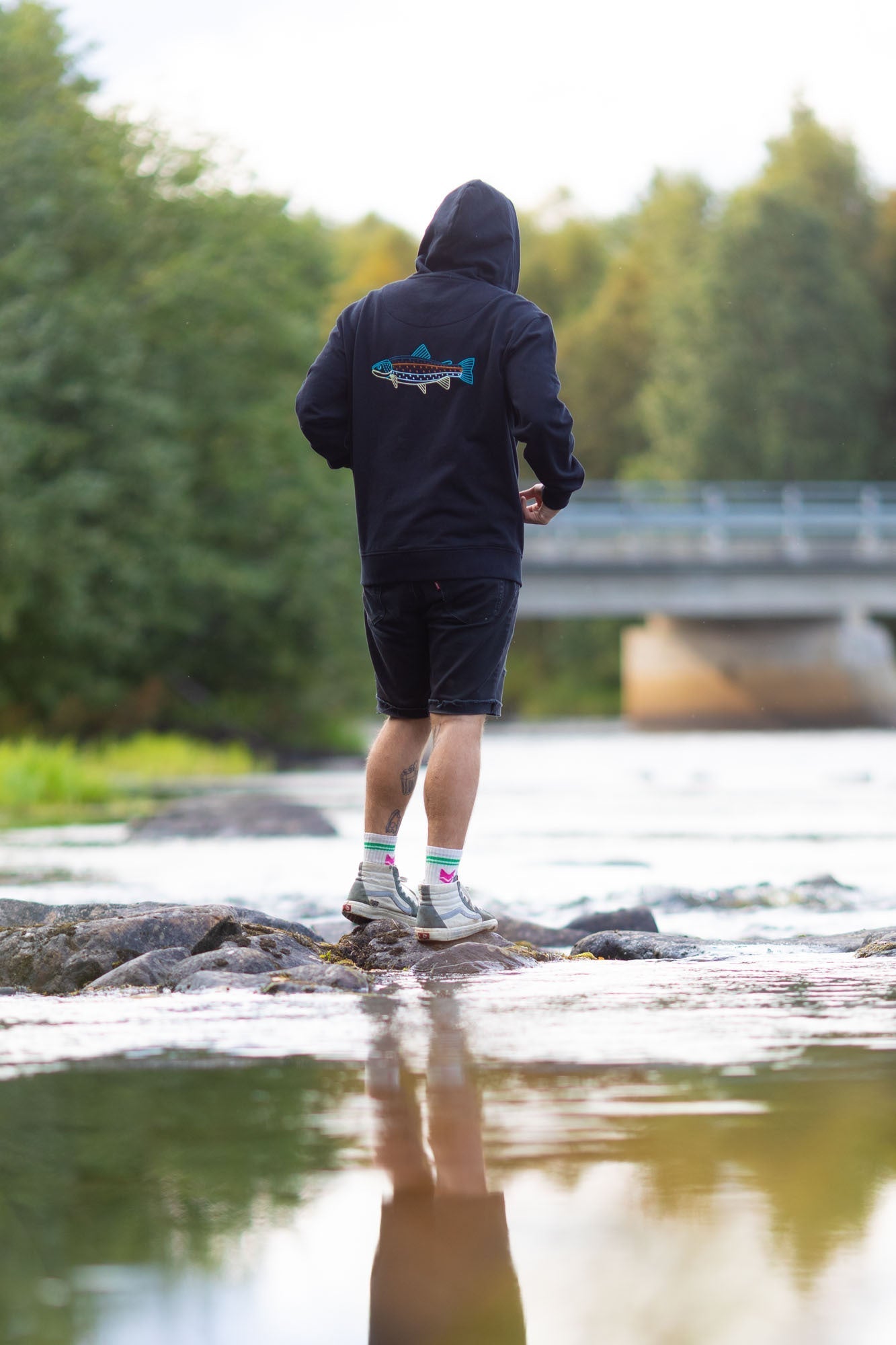 Rainbow Trout Huppari, Musta