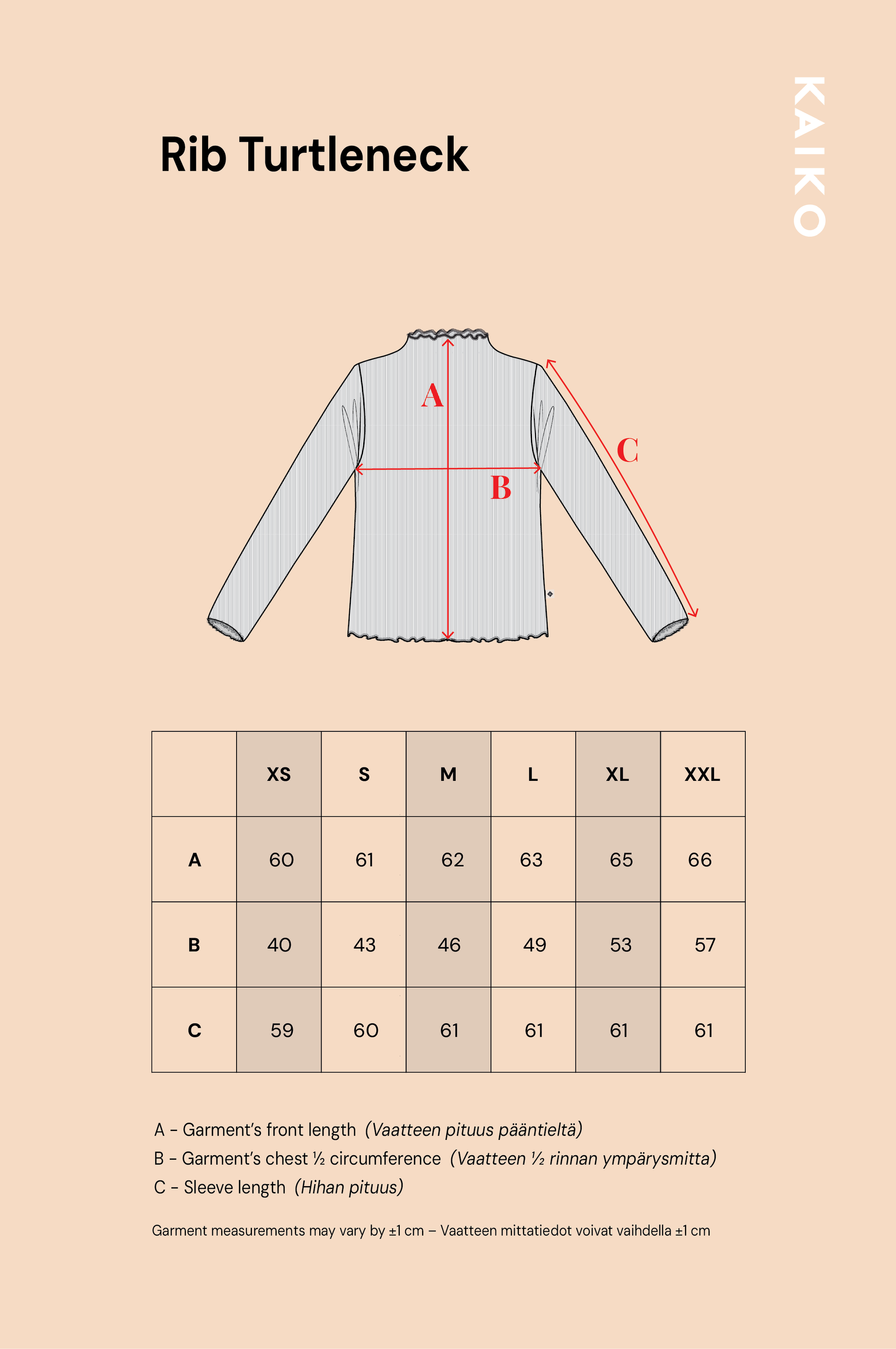 Rib Turtleneck, Light Khaki