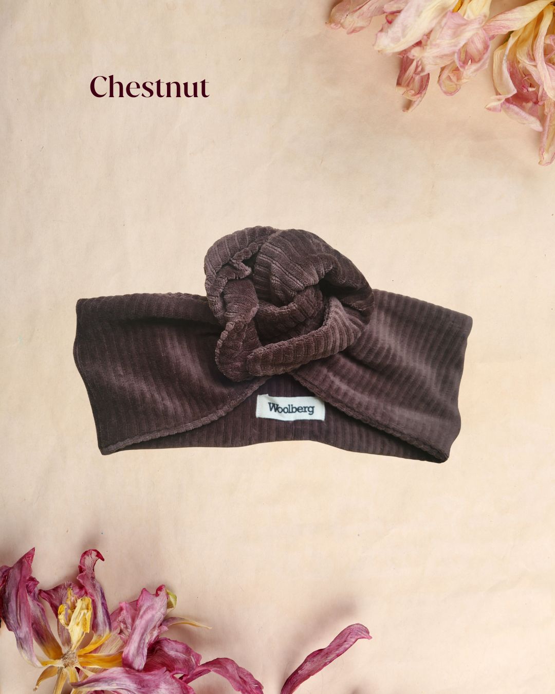 Moldable Turban headband, Ribbi velour