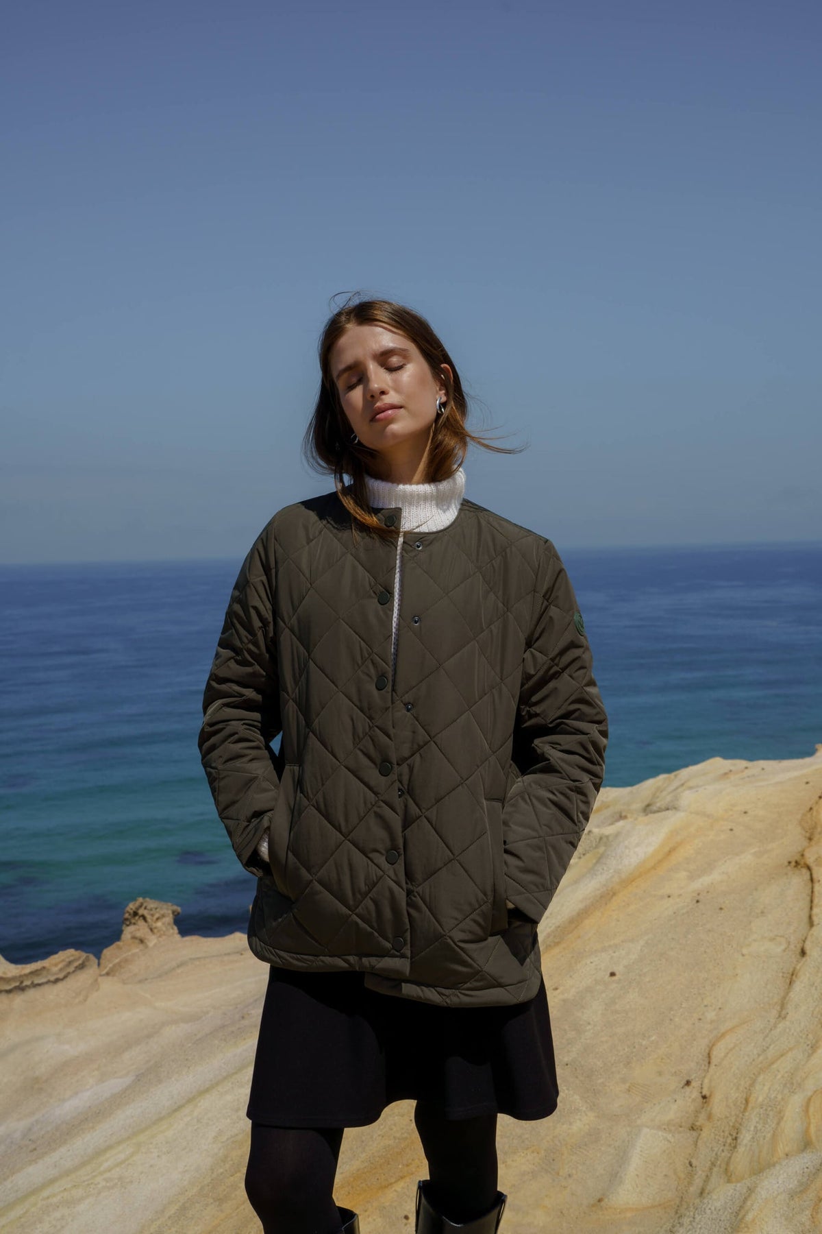 Abby Jacket, Olive green