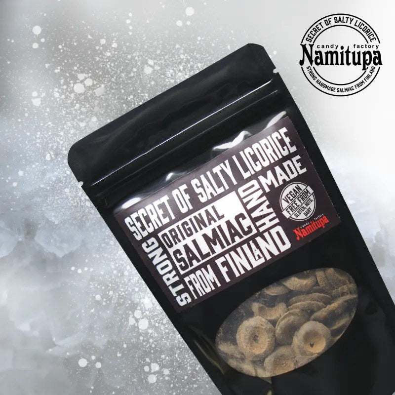 Original Salmiac – Perinteinen salmiakkinappi 100g