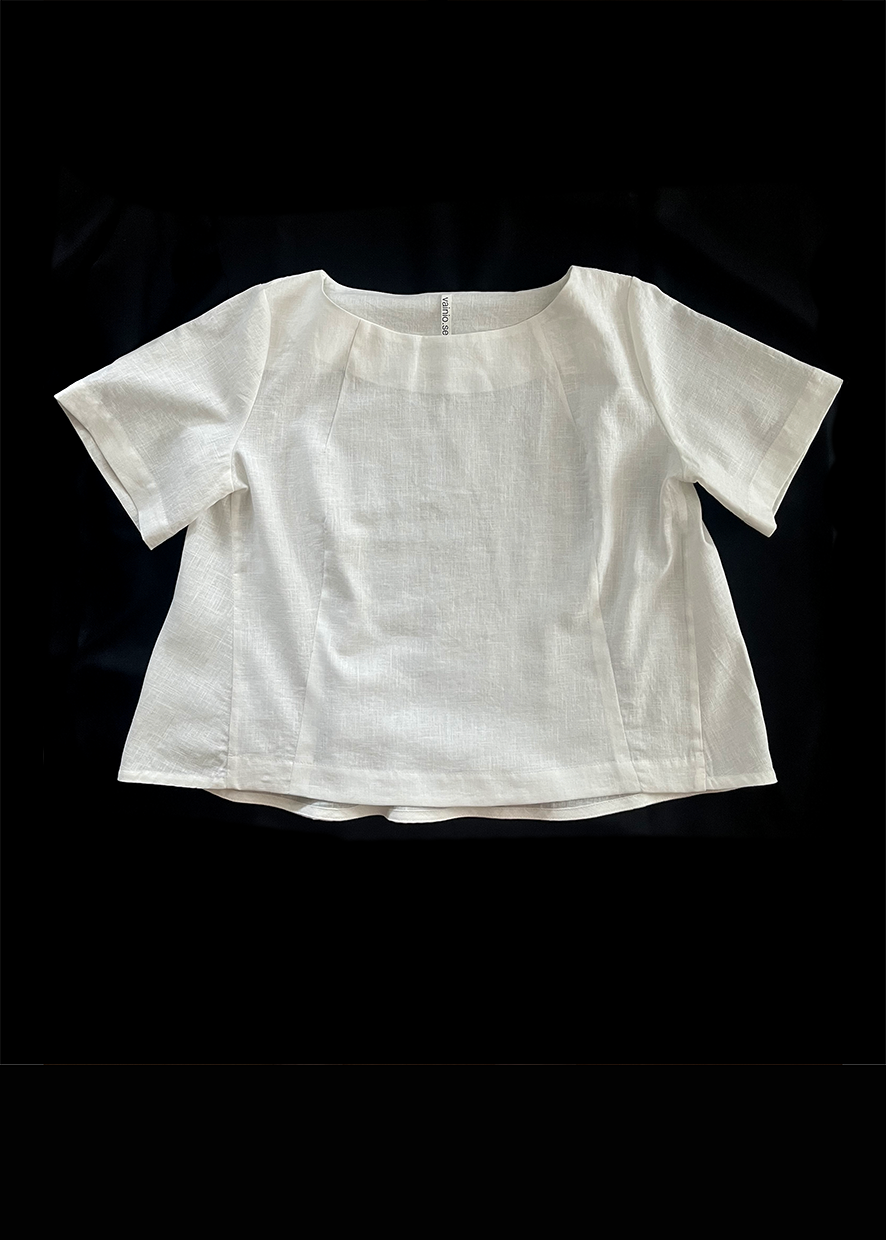Suburban Top Linen Off-White