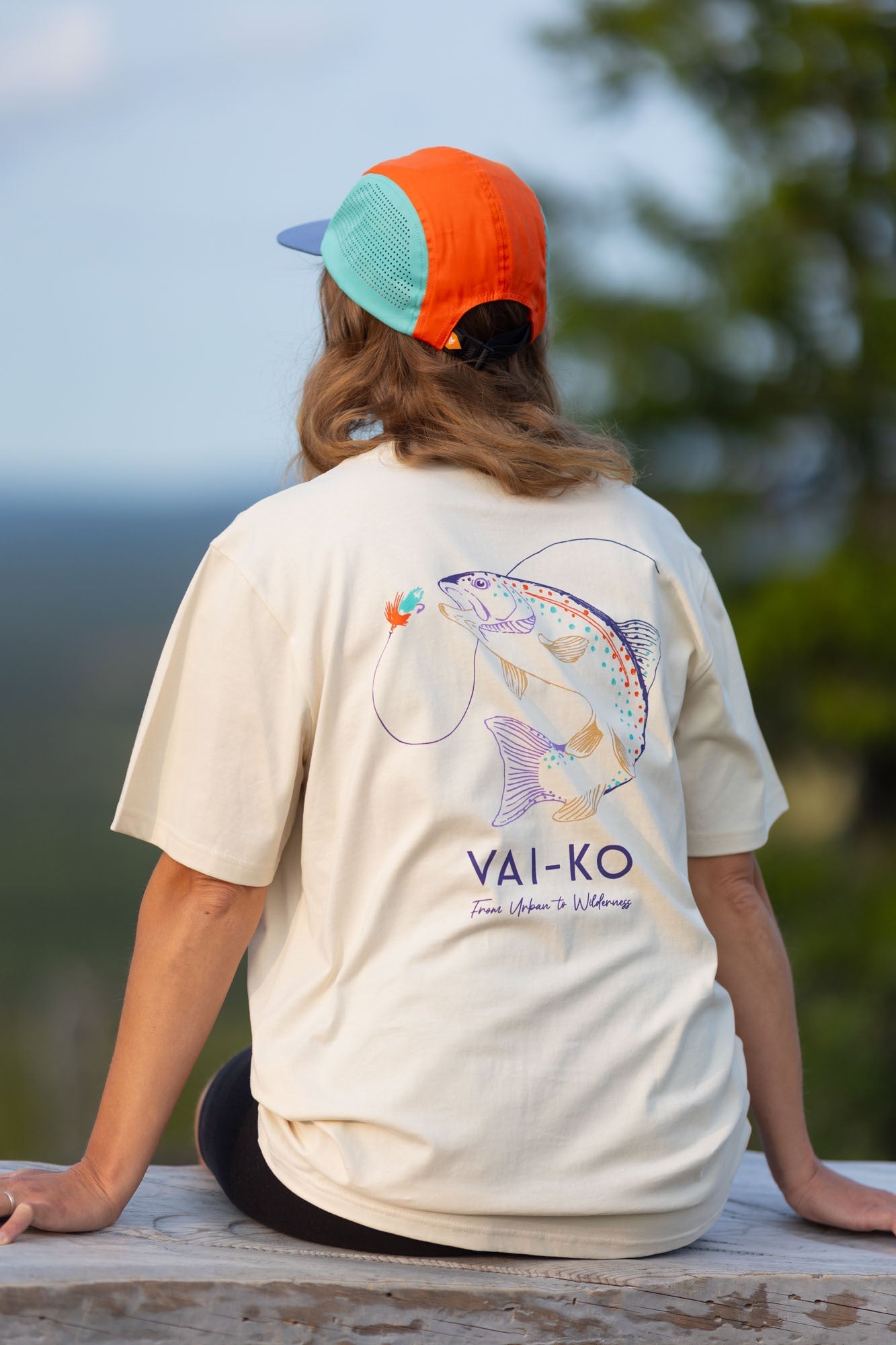 Taimen T-shirt, Birch White