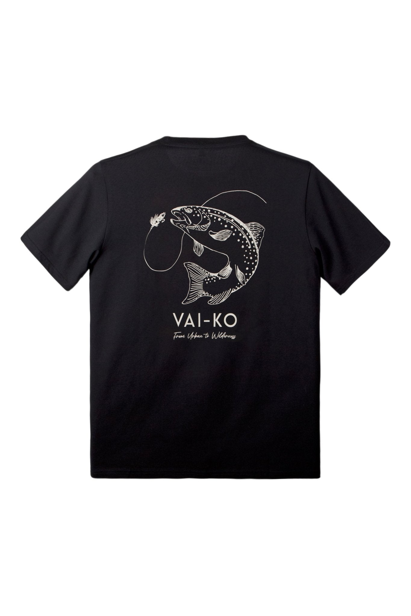 Taimen T-paita, Musta