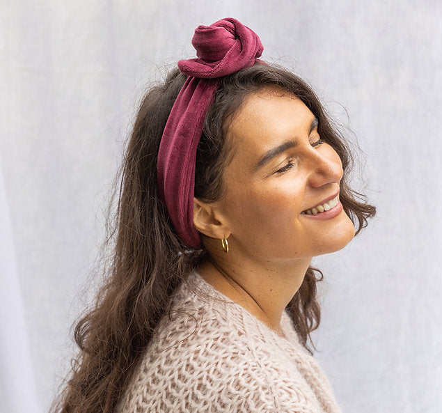 Moldable Turban Band, Velour