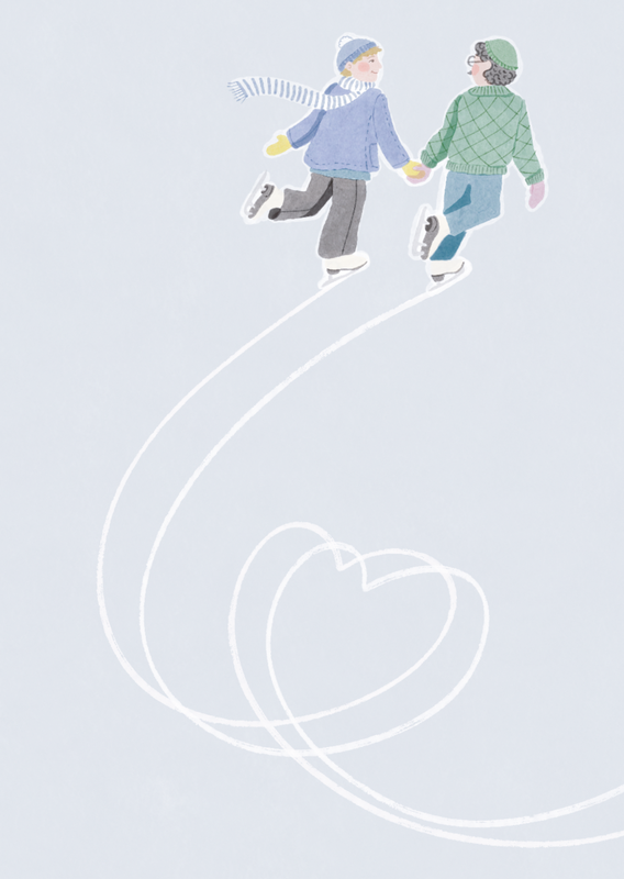 Tapanin Luistelu Postikortti