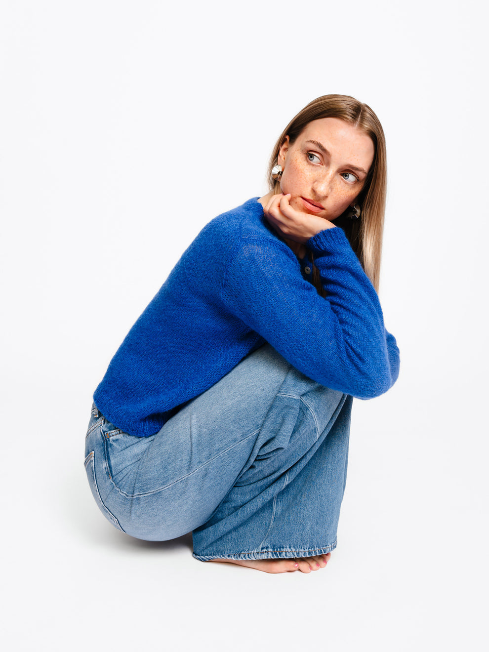 Cardigan O, Blue Boost