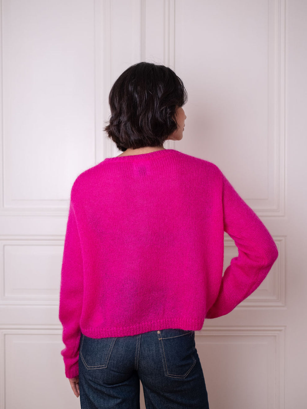 Cardigan O, Think Pink