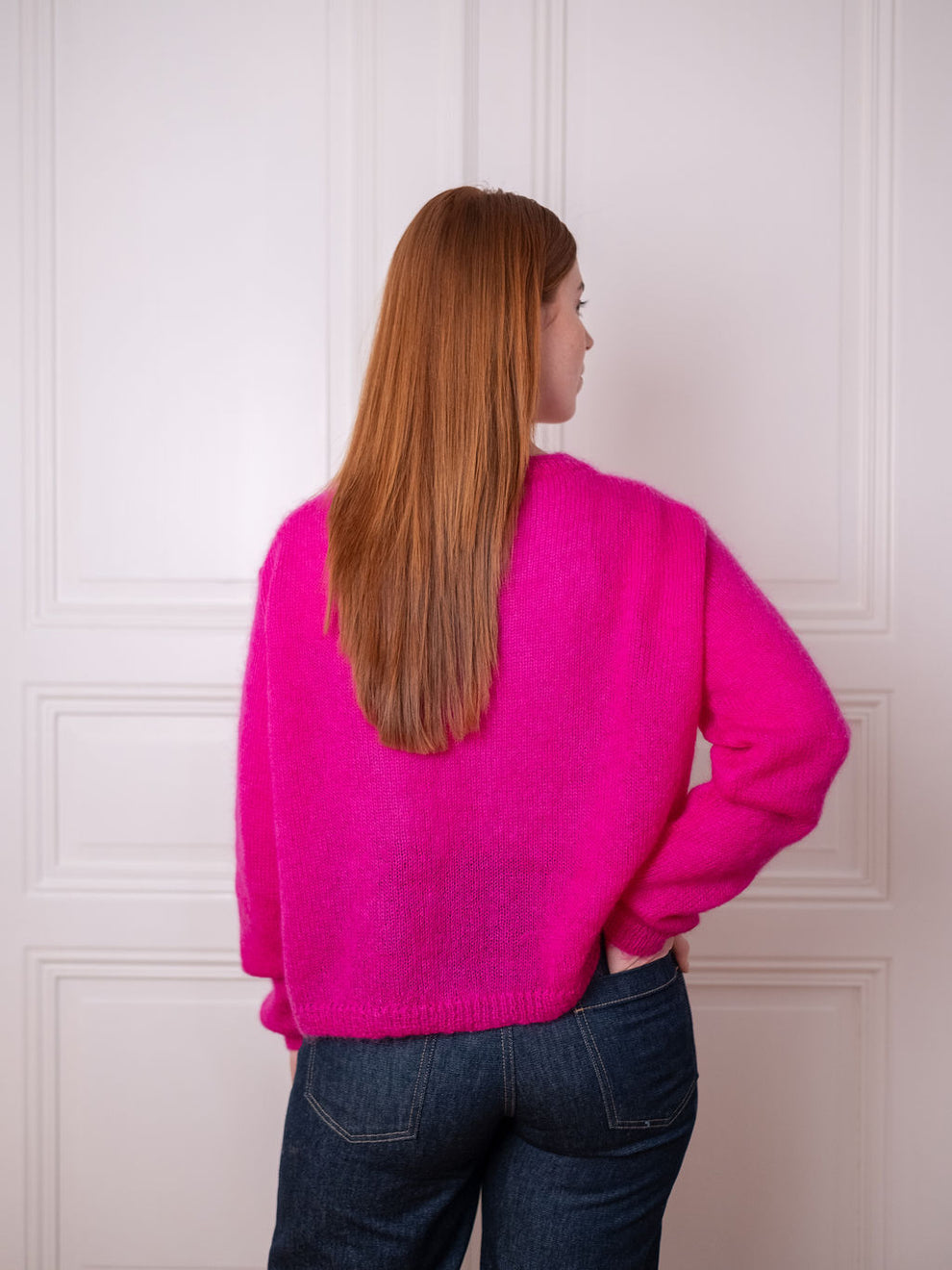 Cardigan O, Think Pink
