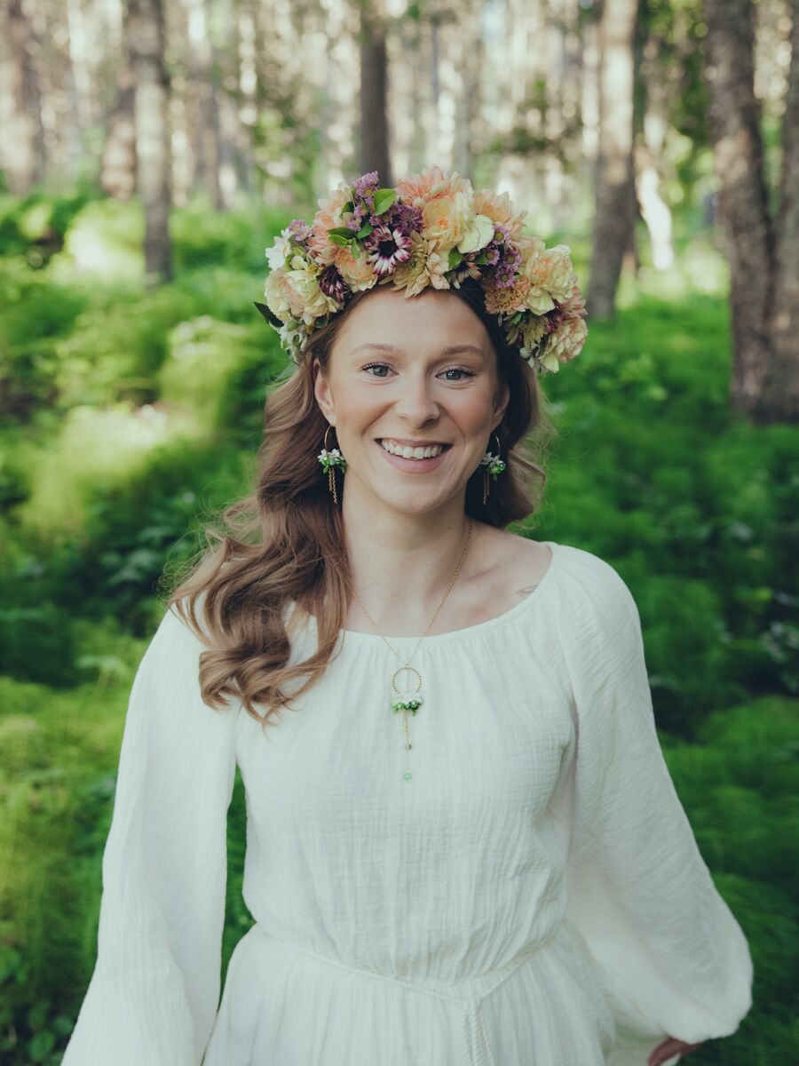 Metsätähti-rengaskorvakorut