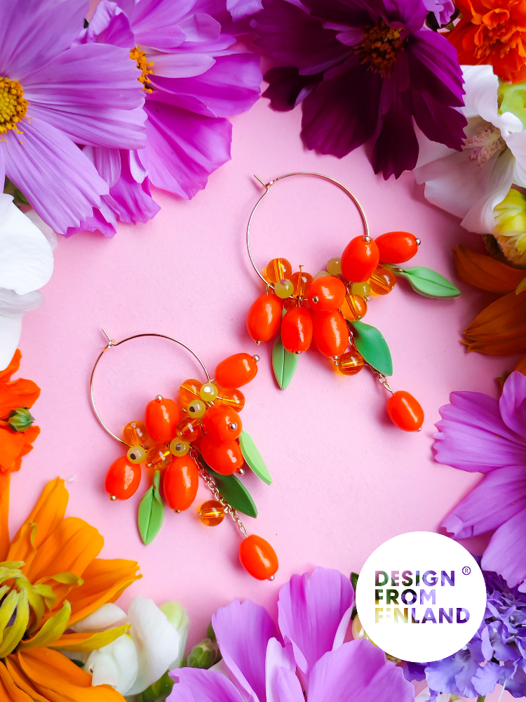 Tyrni-rengaskorvakorut