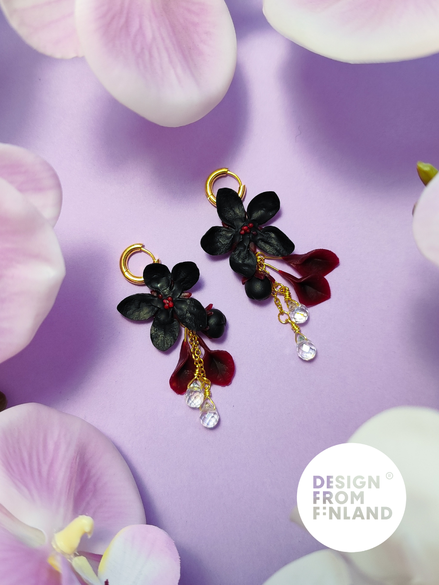 Varjojen kaunotar -korvakorut - keskikoko