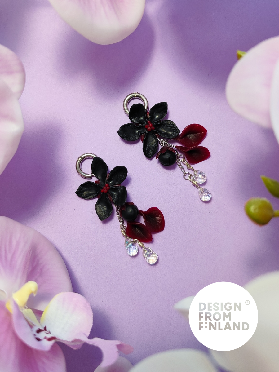 Varjojen kaunotar -korvakorut - keskikoko