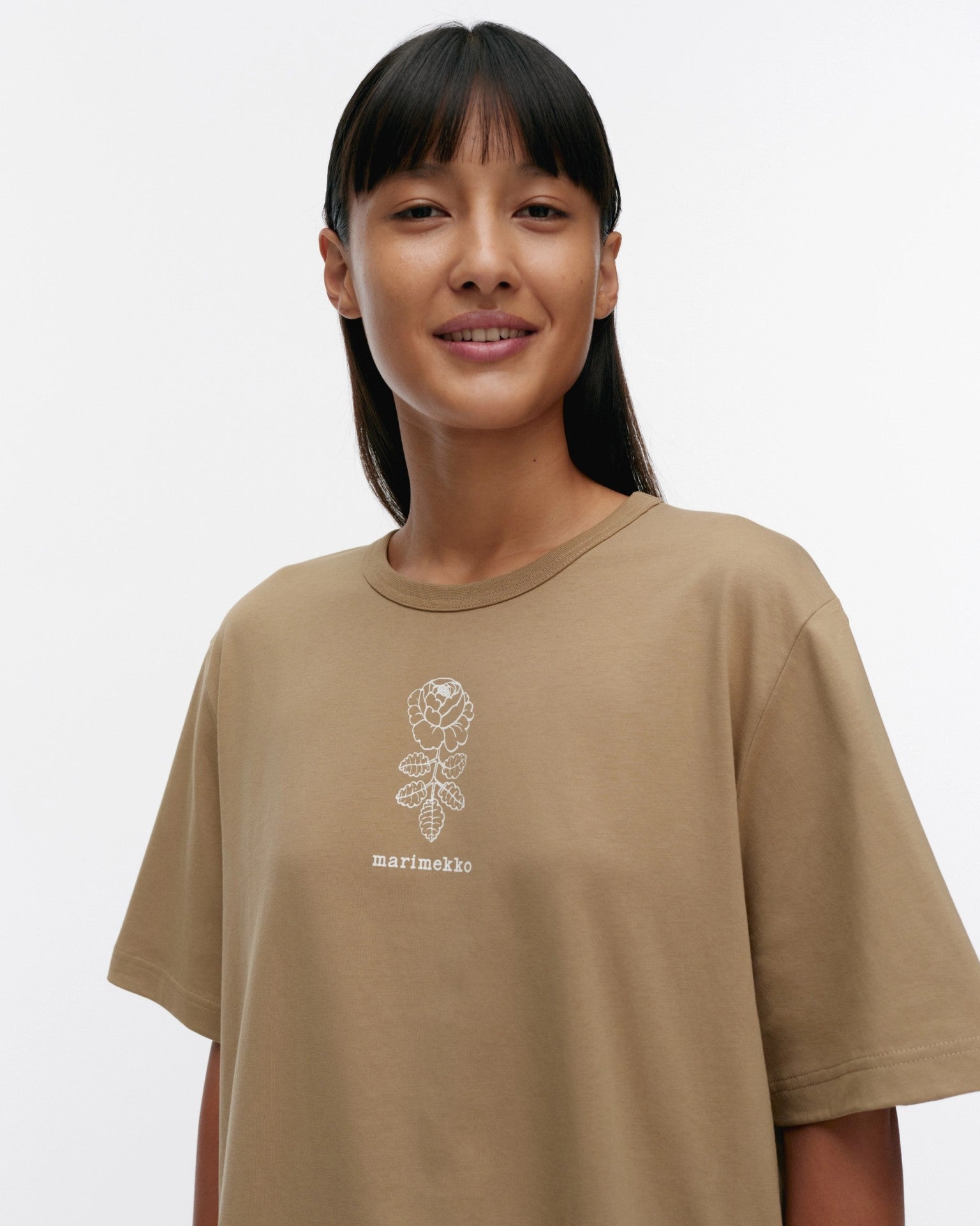 Vihne Wedding Rose Placement Kioski t-shirt, Brown