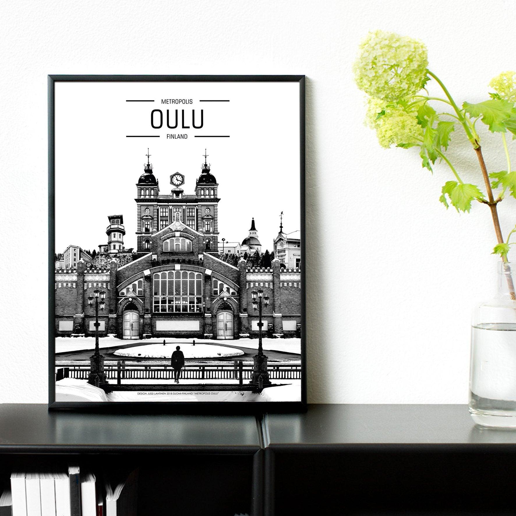 Oulu Juliste 30x40 cm