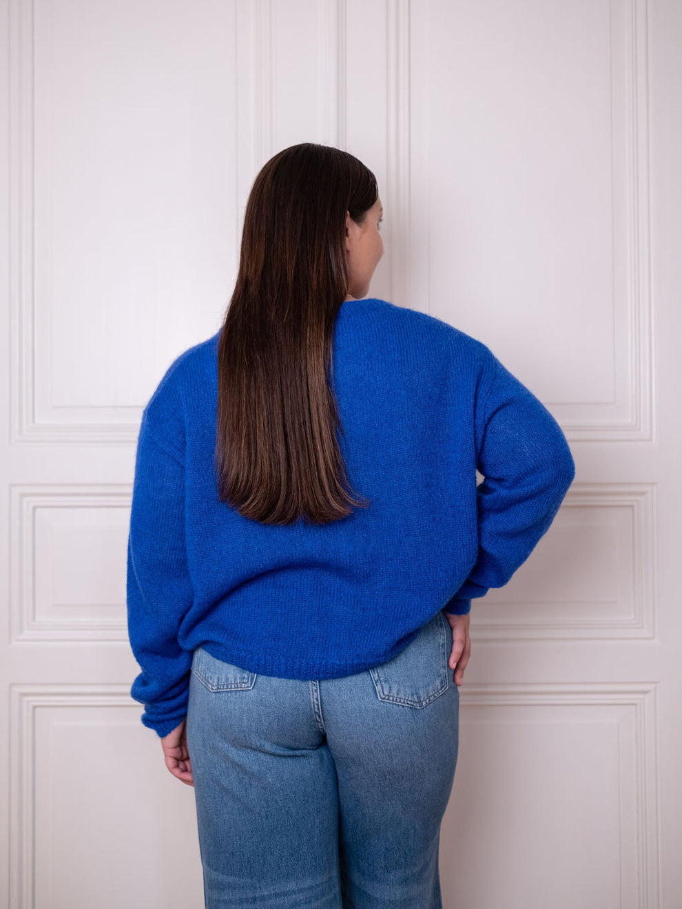 Cardigan O, Blue Boost