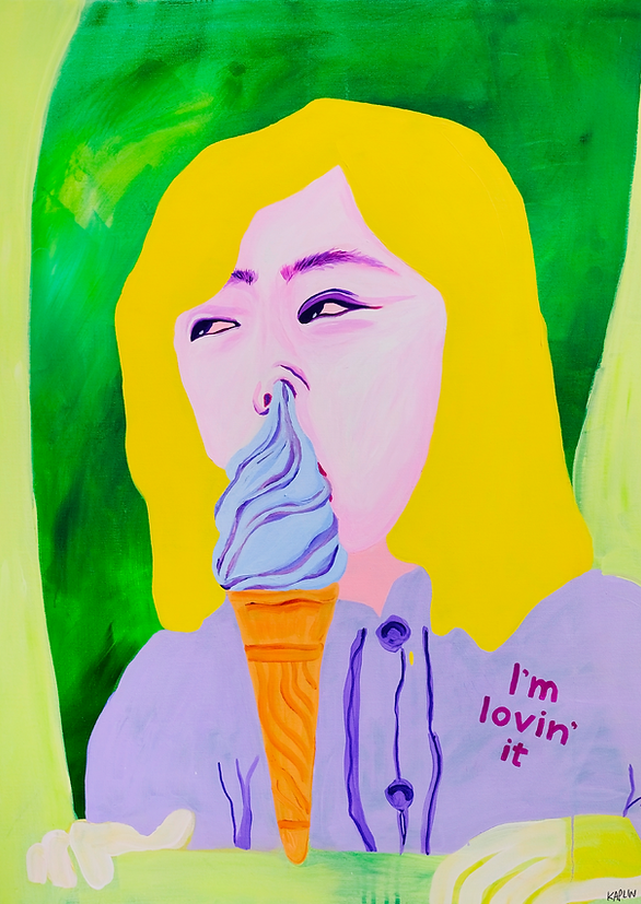 I'm lovin' it Taidejuliste
