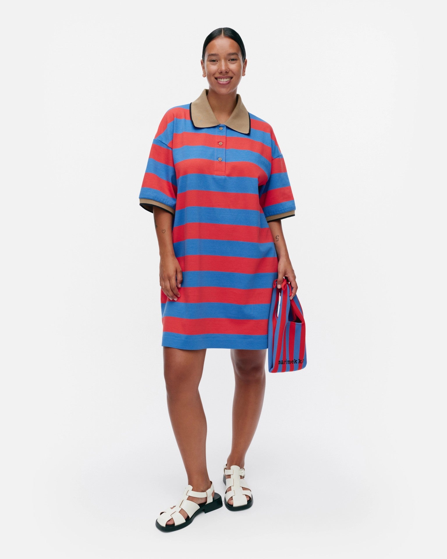 Reference Tunic, Blue red