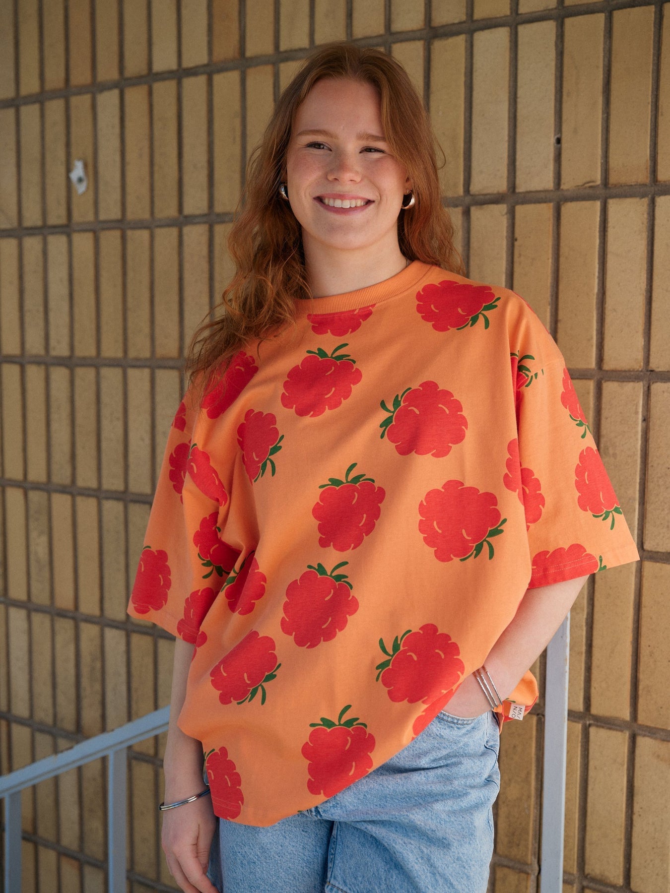 Rasberry oversize T-paita