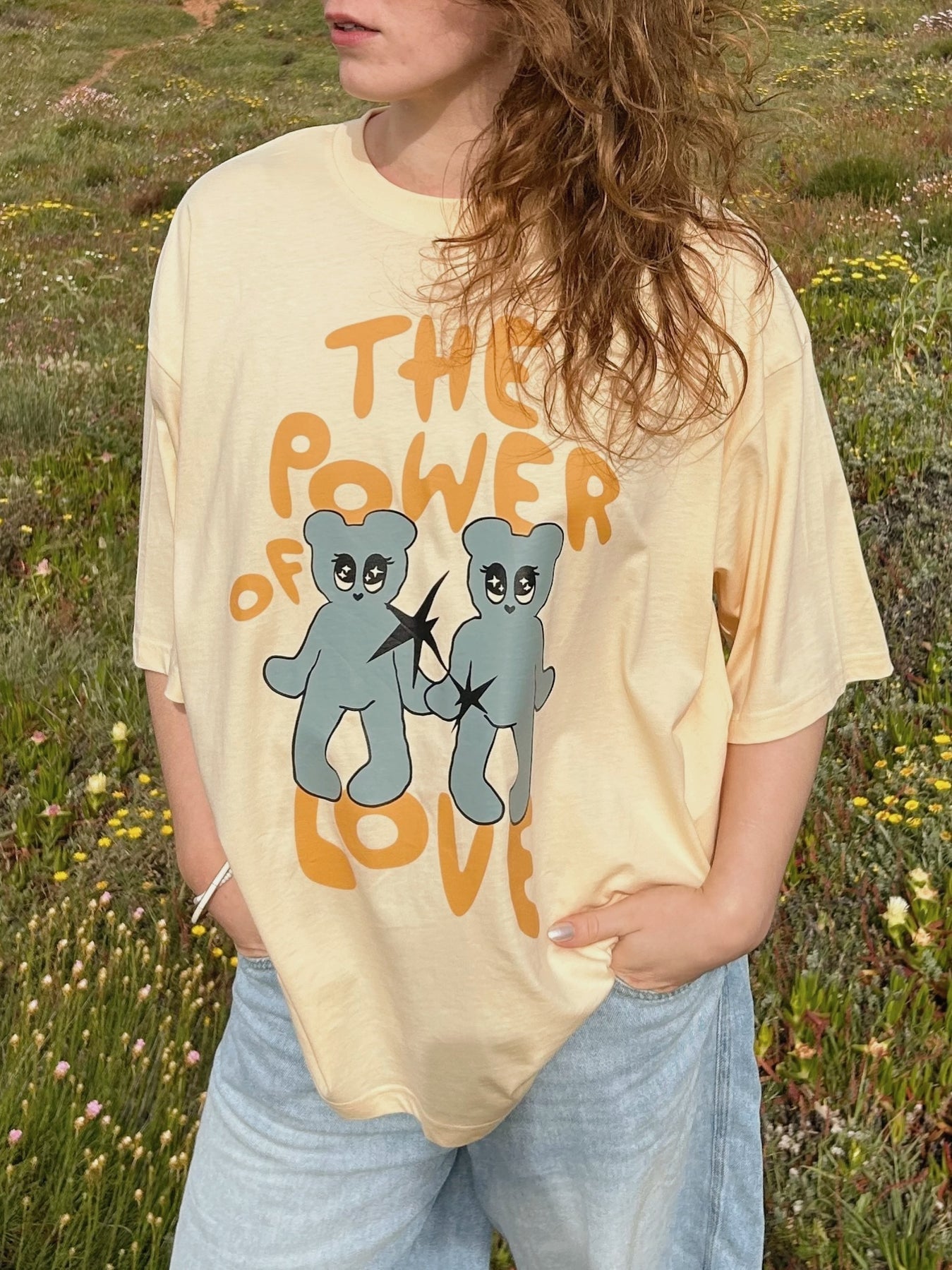 Power of Love oversize T-paita