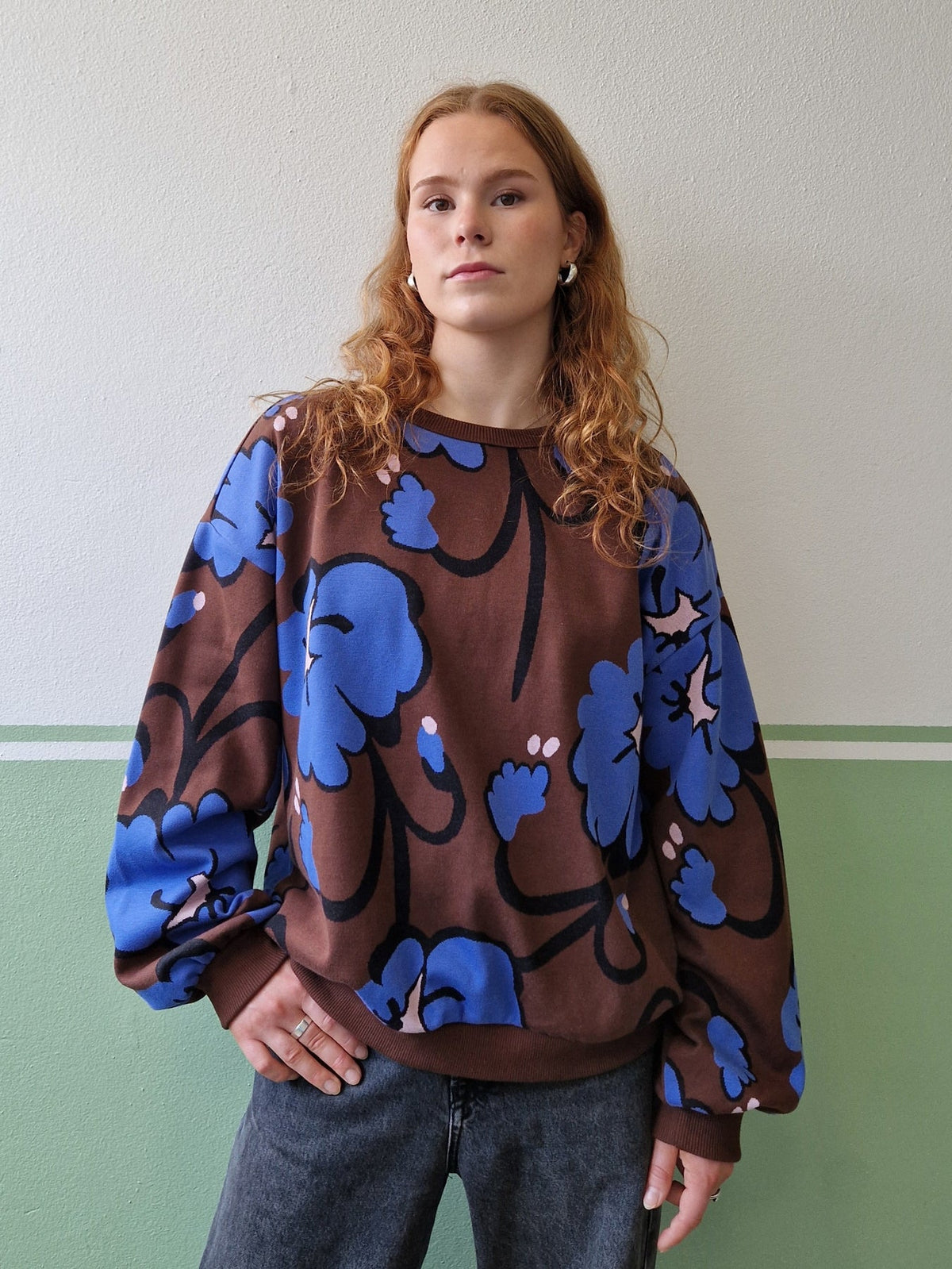 Talking Flowers jacquard paita