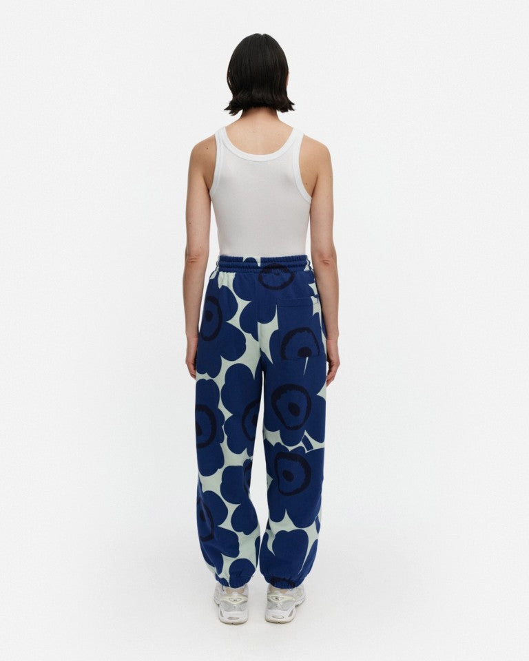 Joggerit Unikko Kioski collegehousut