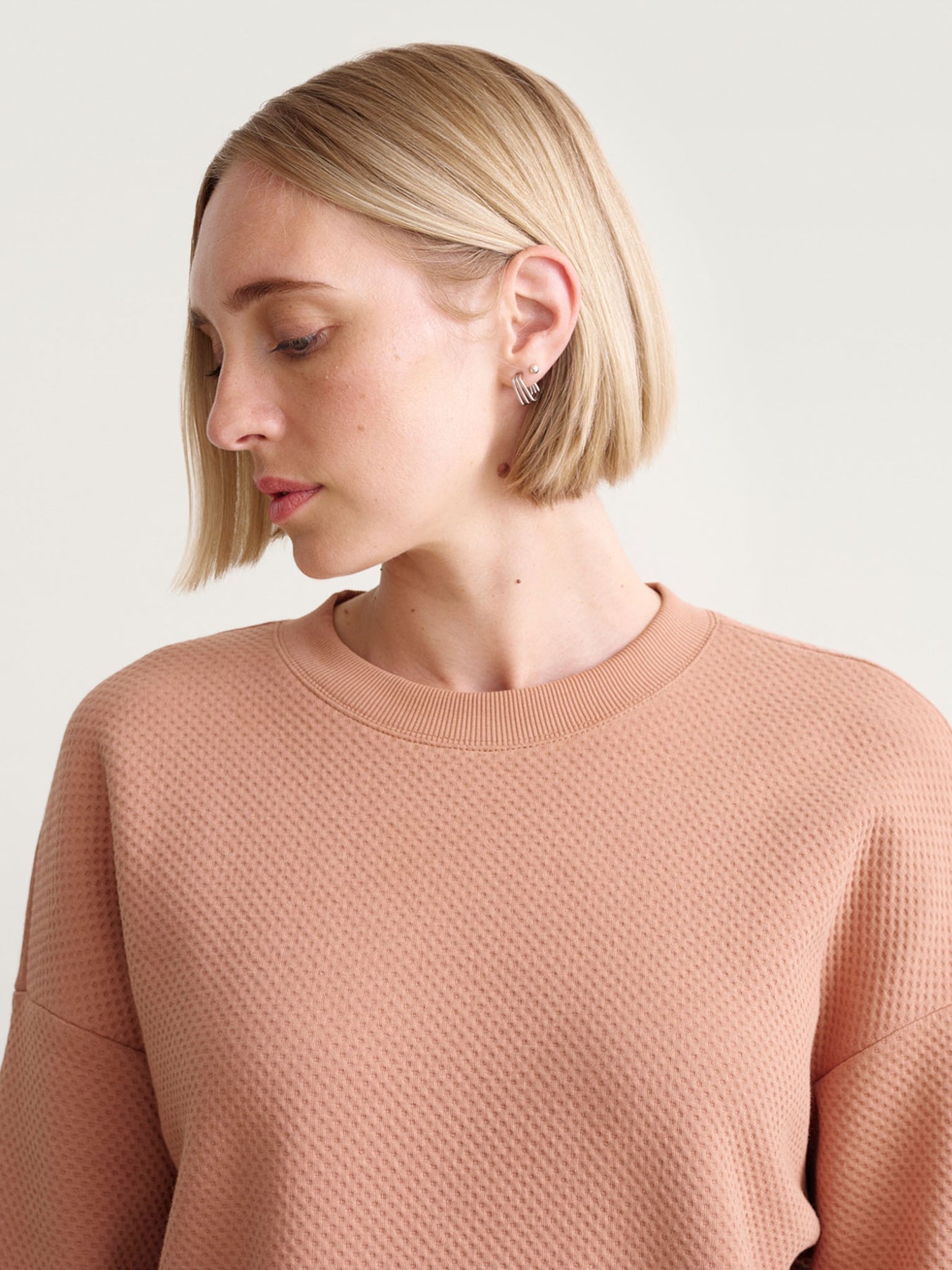 Honeycomb collegepaita, nougat