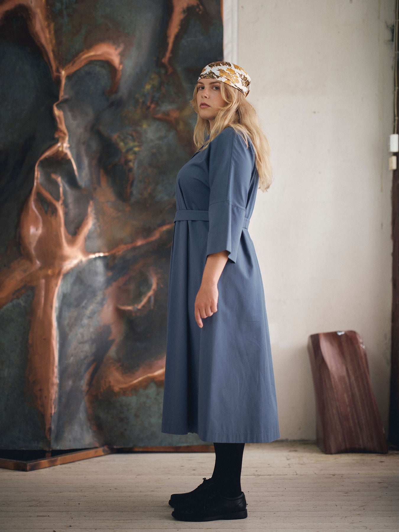 Ellie twill-mekko