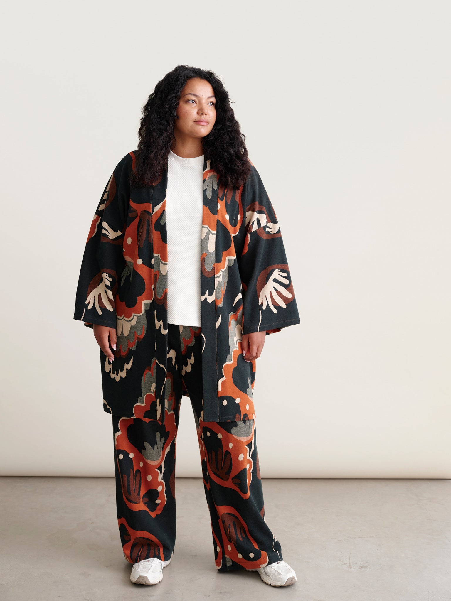 Seashell Jacquard Housut