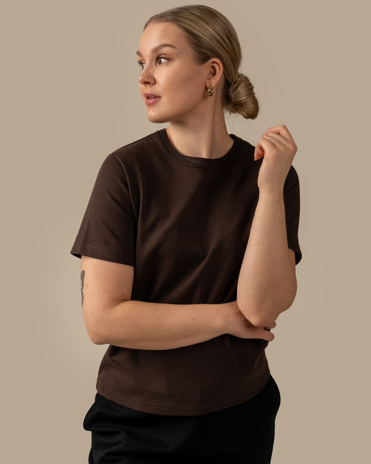 Everyday T-shirt, Dark Brown