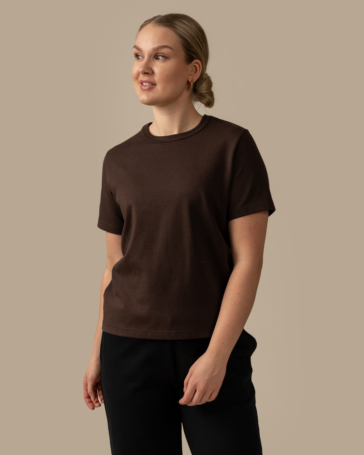 Everyday T-shirt, Dark Brown