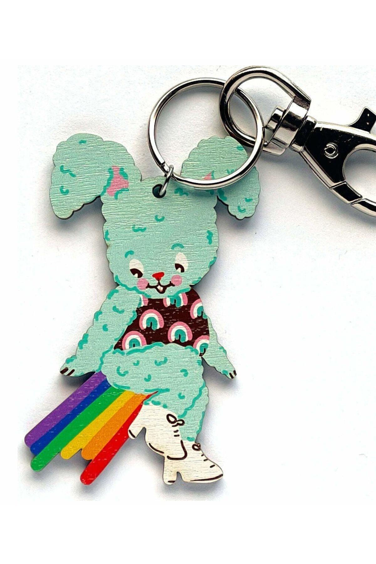 Better Out Than In - key ring