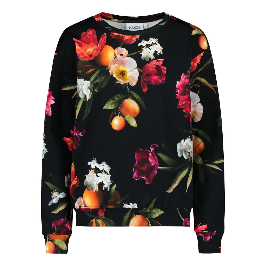 Casual Chic Shirt, Sangria Garden