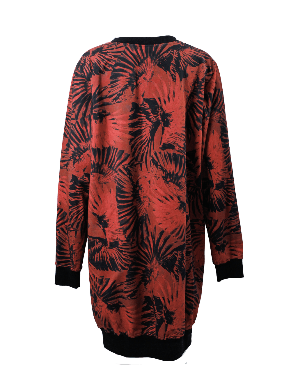 Cocoon Dress, Wings Red