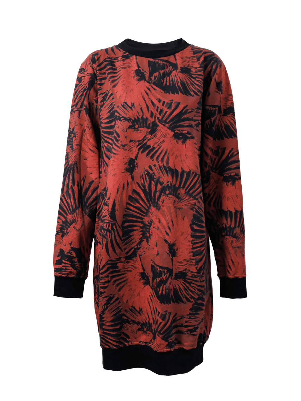 Cocoon Dress, Wings Red