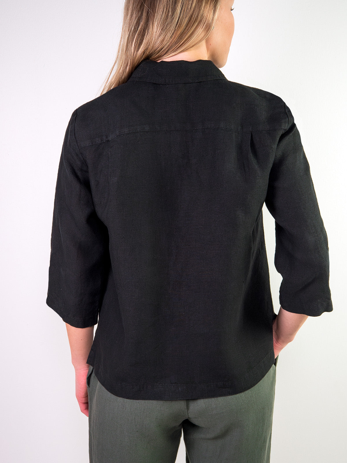 ELSA pellavajakku, musta