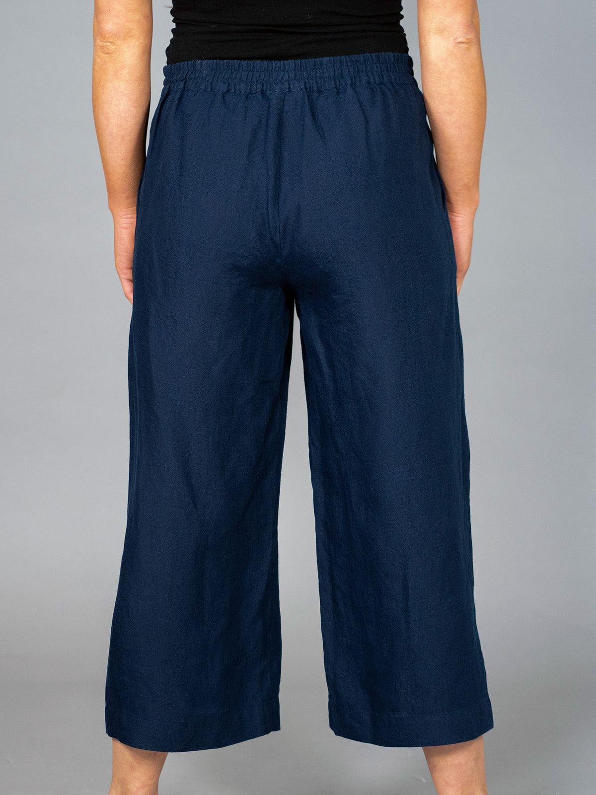 GERDA pellavaculottes, navy
