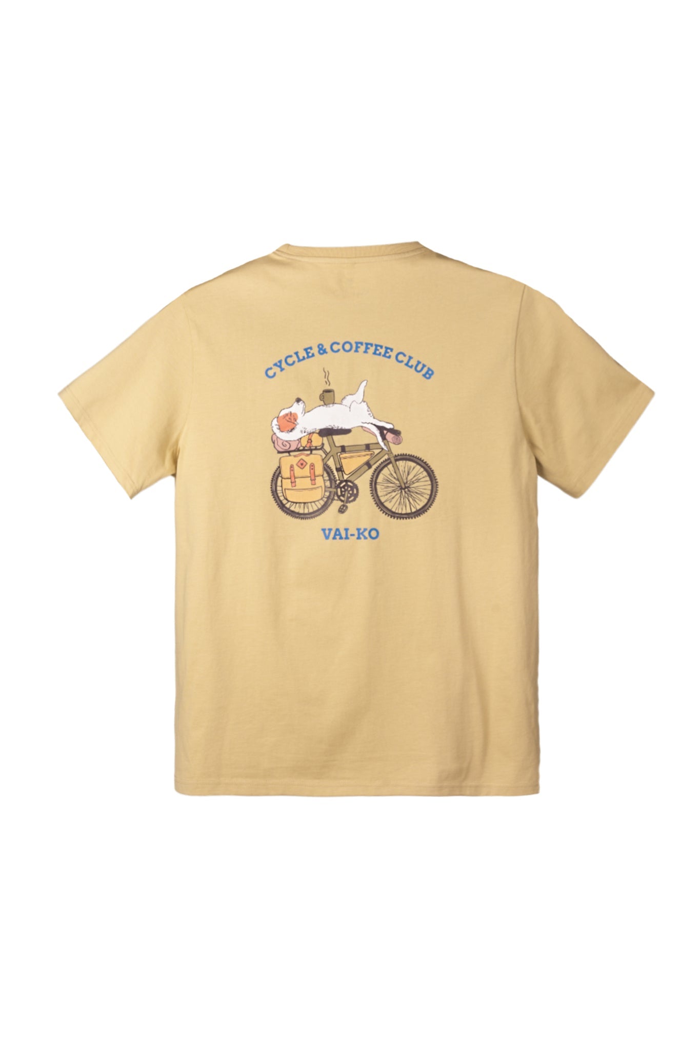 Cycle Coffee T-paita, Khaki Sand