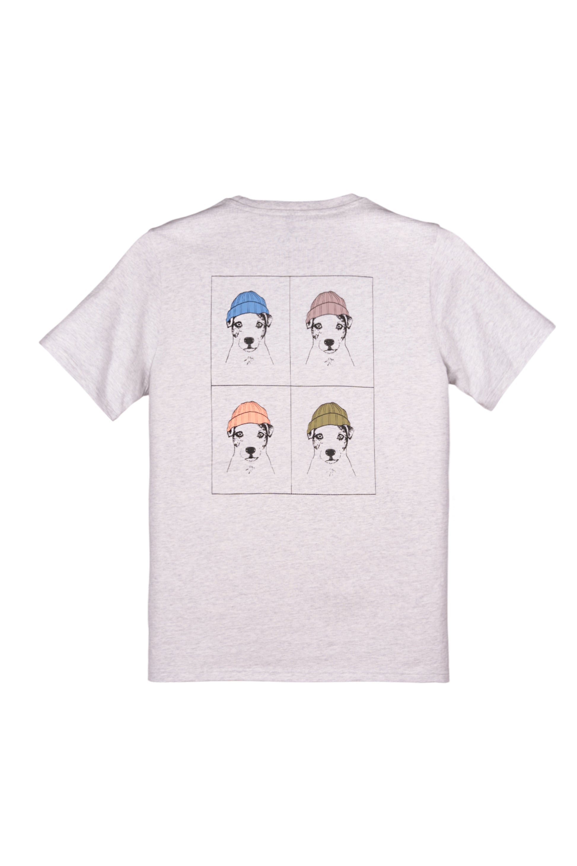 Pop Dog T-paita, Grey Melange