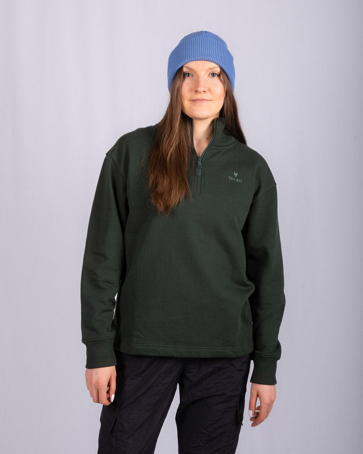 Essential Naisten Half-Zip Collegepaita