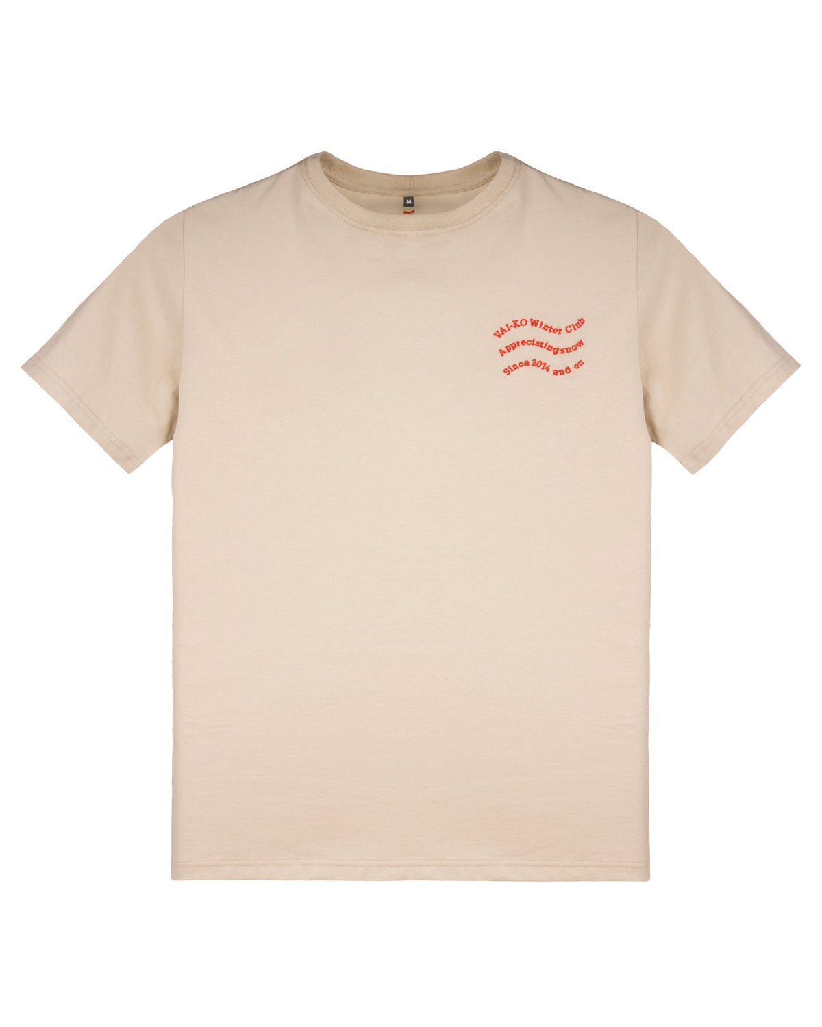 First Snow T-paita, Beige Sand