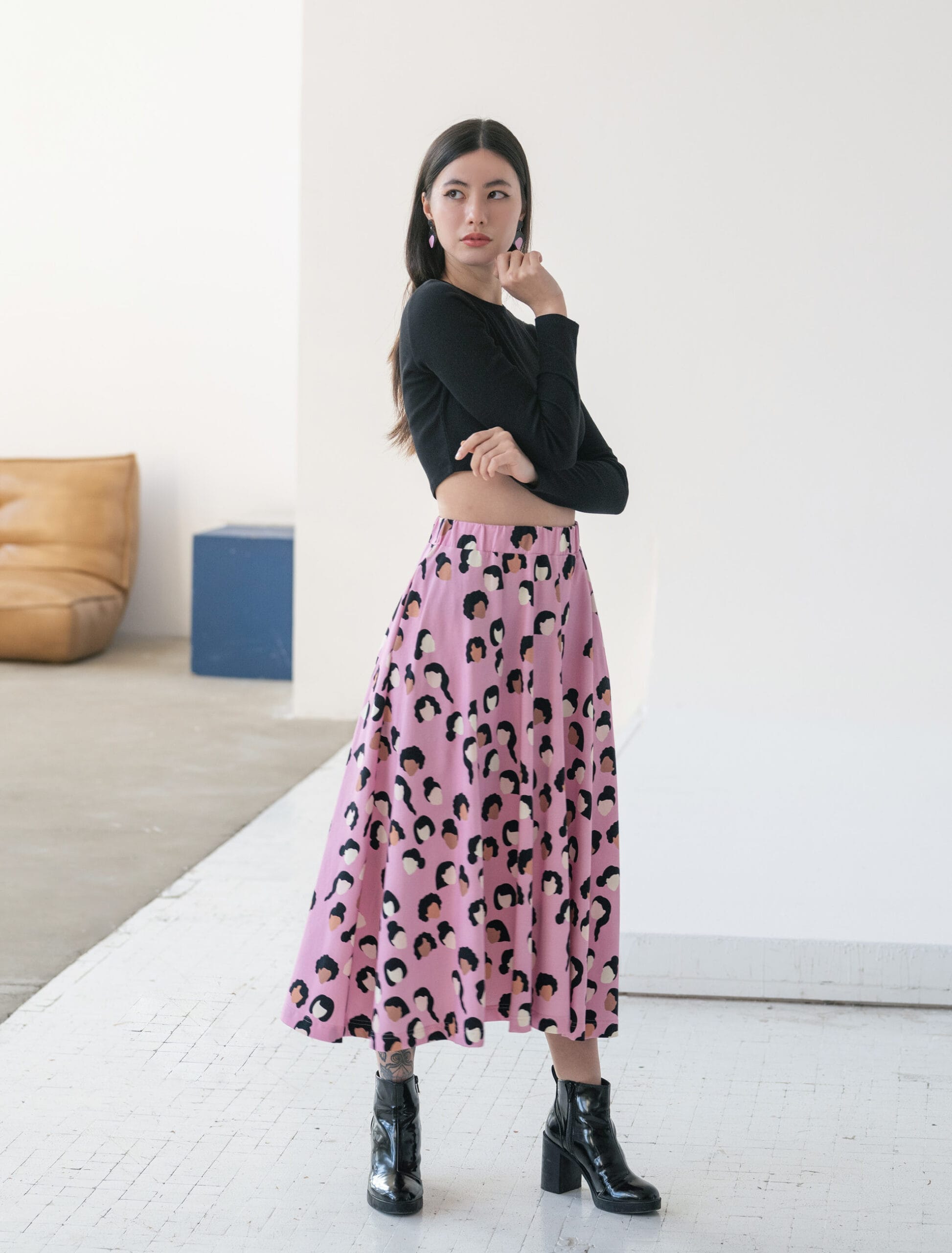 Flow Skirt, Pink Heroines